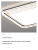 Luxury High-End LED Ceiling Light for Living Room and Bedroom Home Décor