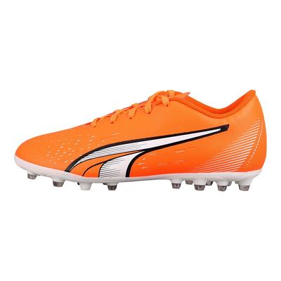 Ultra Play Round Toe Lace-Up MG Durable Low-Top Kids Soccer Shoes Kids Soccer Shoes Orange 107234-01