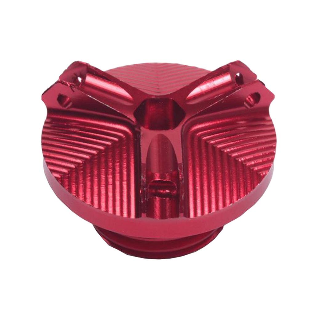 Motorcycle Oil Fill , Engine Drain Plug Sump for 2017 2018 2019 2020, Easy To Install Red
