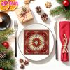 20pcs Disposable Napkins with Halloween Series Pattern Print for Wedding,Parties,and Daily Use for Thanksgiving Fall Christmas Table Decoration