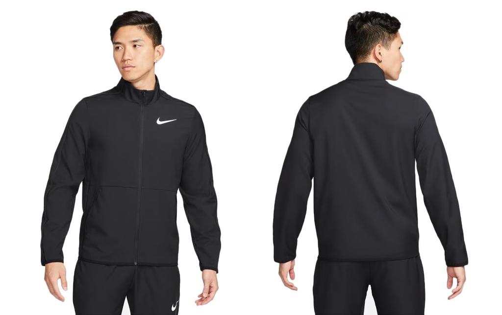 Nike Woven Jacket and Pants Size for and the Gym Men's Dri-Fit Set, L, Black, DM6620/DM6627, Training, Fitness,