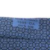 Excellent HERMES Tie Geometric All-over Wide Tie Blue Silk Mens 7695 OA Used