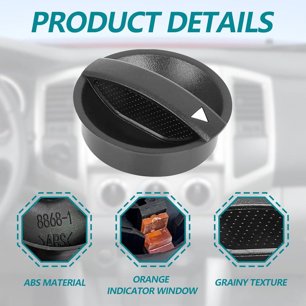 Tacoma HVAC Heater Control Knob Fan Heater Compatible with 2012 2013 2014 2015 Toyota Tacoma 2.7L 4.0L Dials Blower Temperature HVAC Air Flow Control