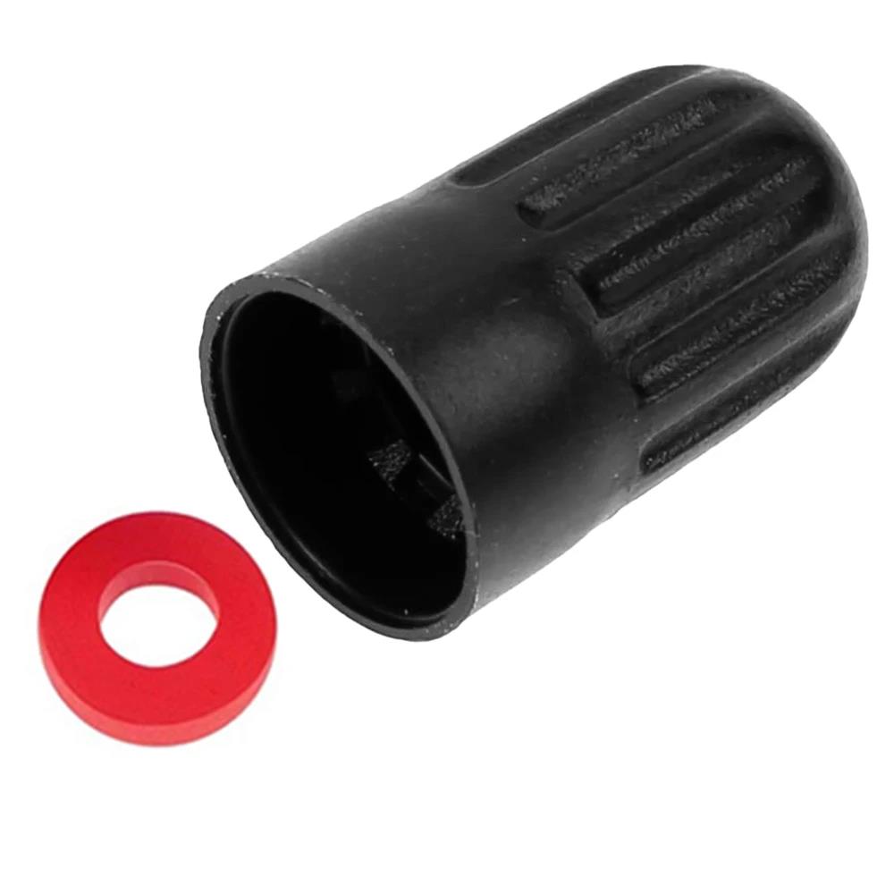 Black Plastic Tire Valve Stem Caps for TR20008 TPMS Universal Tire Valve Long Caps for Car Truck SUV Bike and Motorcycle Valve Stems 1