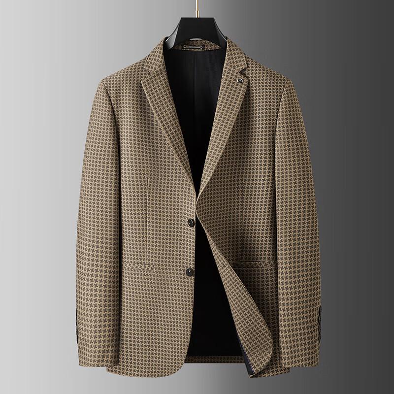 Мужской клетчатый свободный блейзер большого размера 7XL