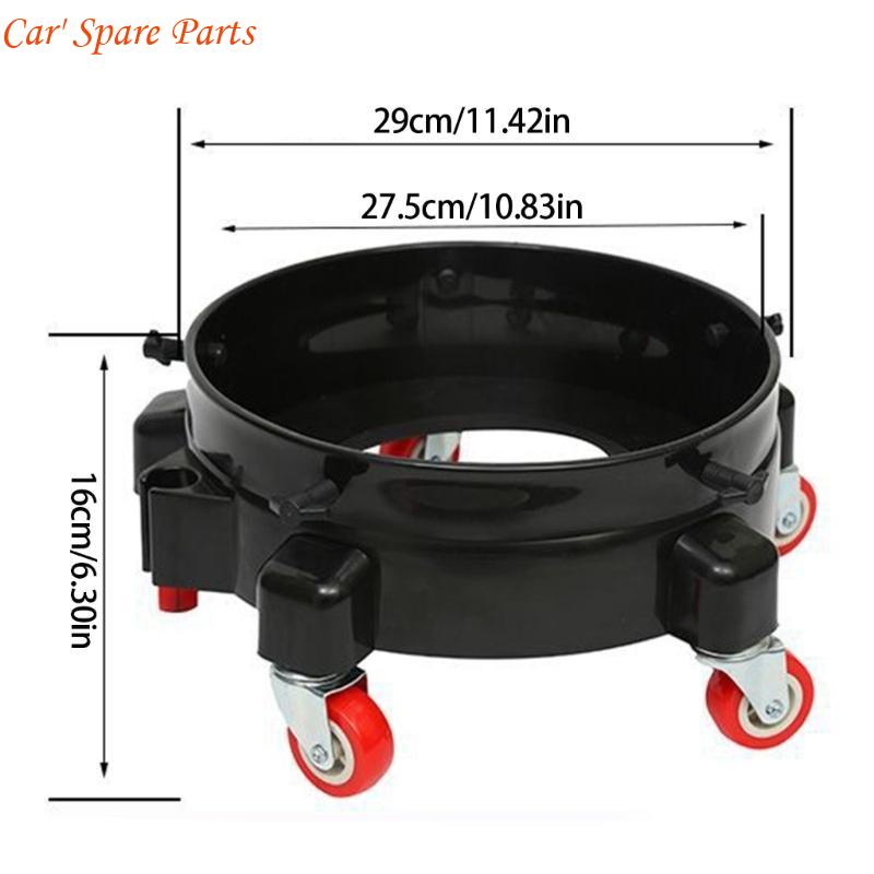 Y4UA Practical Rolling Bucket Support Rolling Bucket Holder for Organized Cleaning