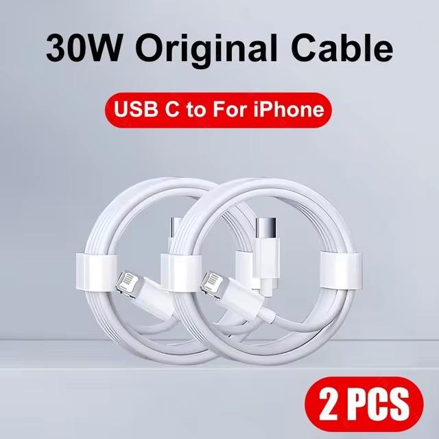 

5-1 шт. 30 Вт кабель для быстрой зарядки для Apple iPhone 13 12 11 14 Pro Max Mini USB C кабель для X XR XS MAX 7 8 14 Plus 6 аксессуары 1m