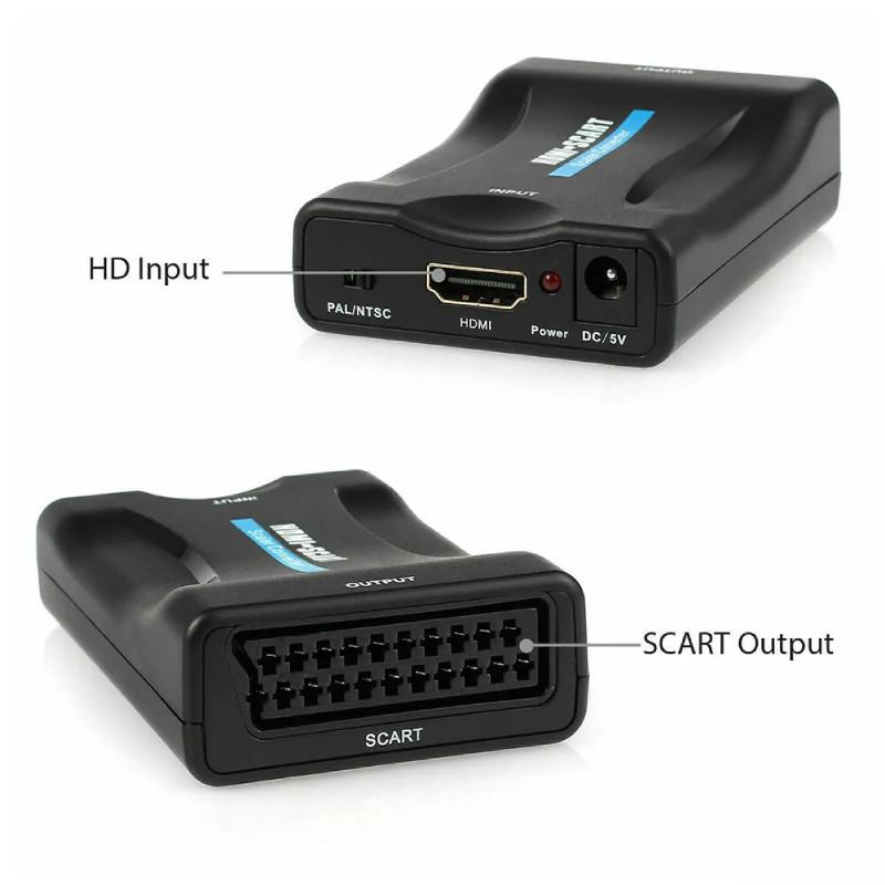 High Definition Hdmi To Scart Converter For Crystal Clear 1080p Video Quality And Universal Compatibility