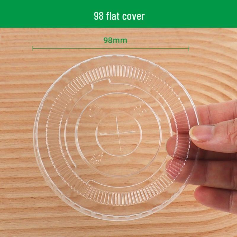Allies 98mm PET Transparent Disposable Cold Drink Cups
