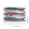 3 Pieces MultiJointed Swimbait Authentic Articulated Fish Lure Saltwater Segmented Fishing Decoy for