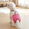 Polka Dot Adjustable Dog Physiological Pants Breathable Washable Dog Heat Pants Soft Leakproof Dog Diaper Indoor