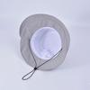 Wide-Brim Quick Drying Fisherman Hat Windproof Rope Foldable Sun Hat Sunshade Bucket Hat  Travel