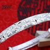 Women Copper Cuff Jewelry Bracelet Adjustable Size Star Pattern Design
