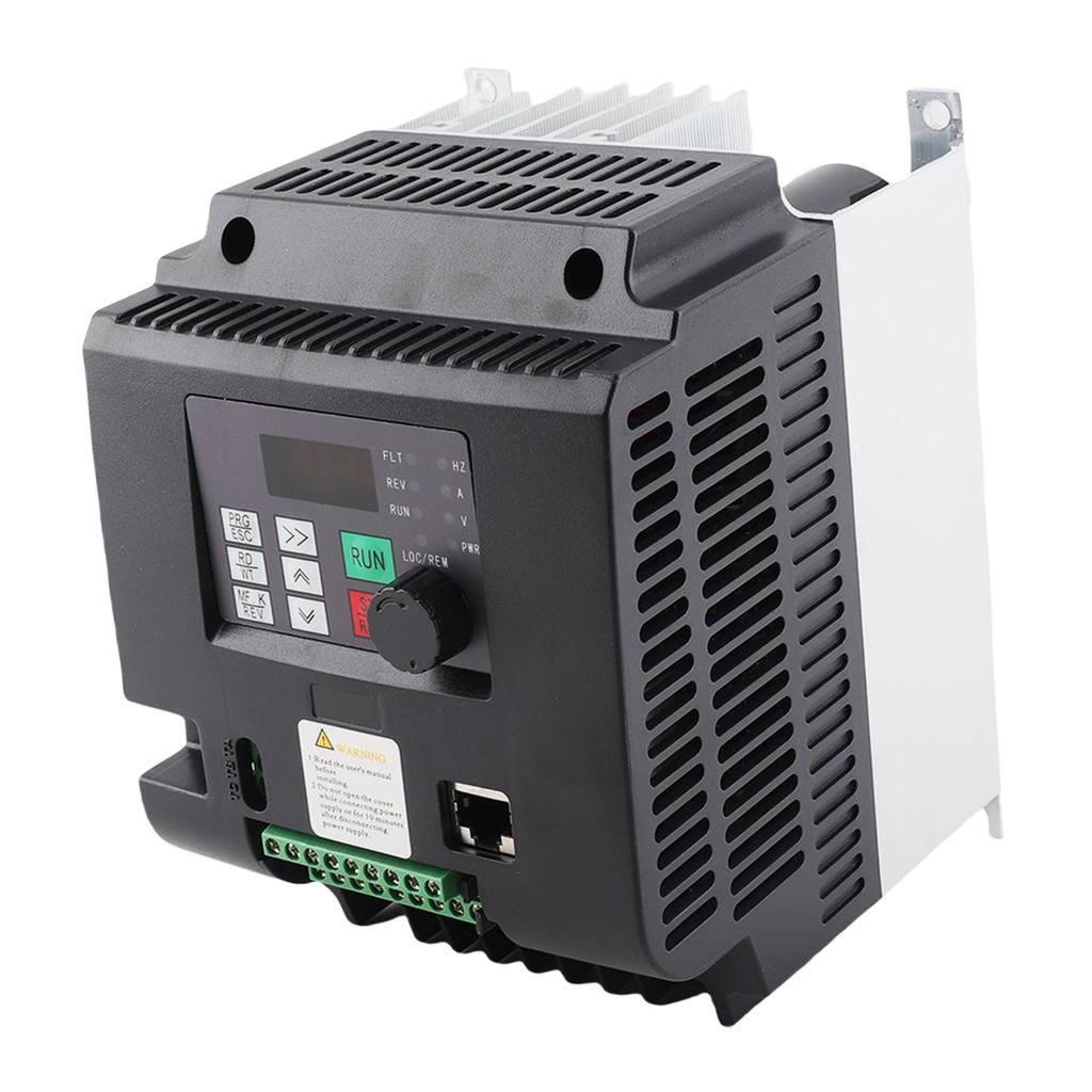 Solar Inverter 4KW Variable Frequency Drive Photovoltaic Pump Speed Controller Input DC200‑400V Output 1PH 0‑220VAC