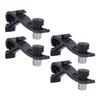 4Pcs Drum Microphone Clip Height Adjustable Shockproof Microphone Drum Mount Mic Holder