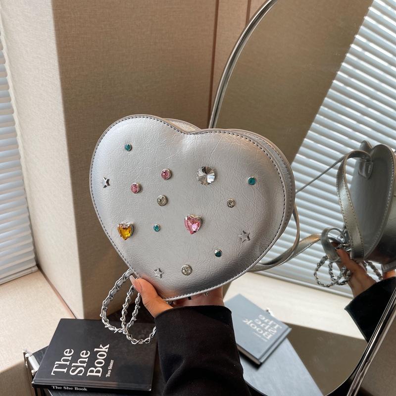 

Love messenger bag women s new fashion high sense simple bow shoulder back