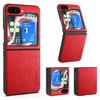 AIORIA Shockproof Case for Samsung Galaxy Z Flip5 5G Litchi Texture PU+PC Phone Cover