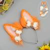 Handmade Fox Ear Headband Cat Paw Gloves Tail Set Kawaii Cosplay Anime Convention Costume Accessories