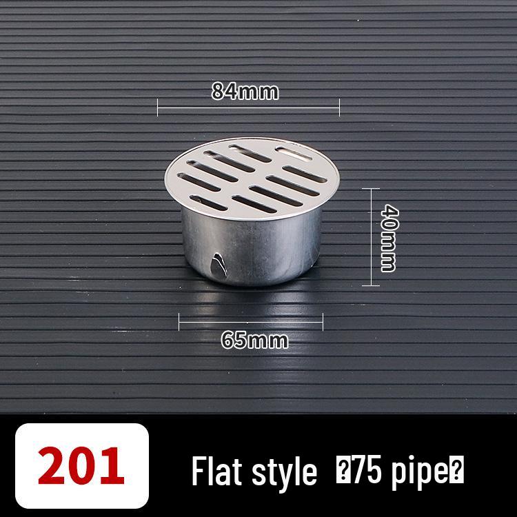 304 Stainless Steel Anti-Clogging Mesh Drain Cover for 75mm Balcony Rooftop Pipes