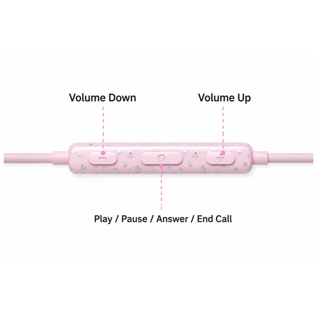 ALMOST BLUE SNOW Earphones C-Type (Renewal Version) IVE REI PICK