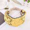 Women Headband Reversible Shiny Sequins Headband Elastic Hair Fixing Decoration Decorative Hair Accessories