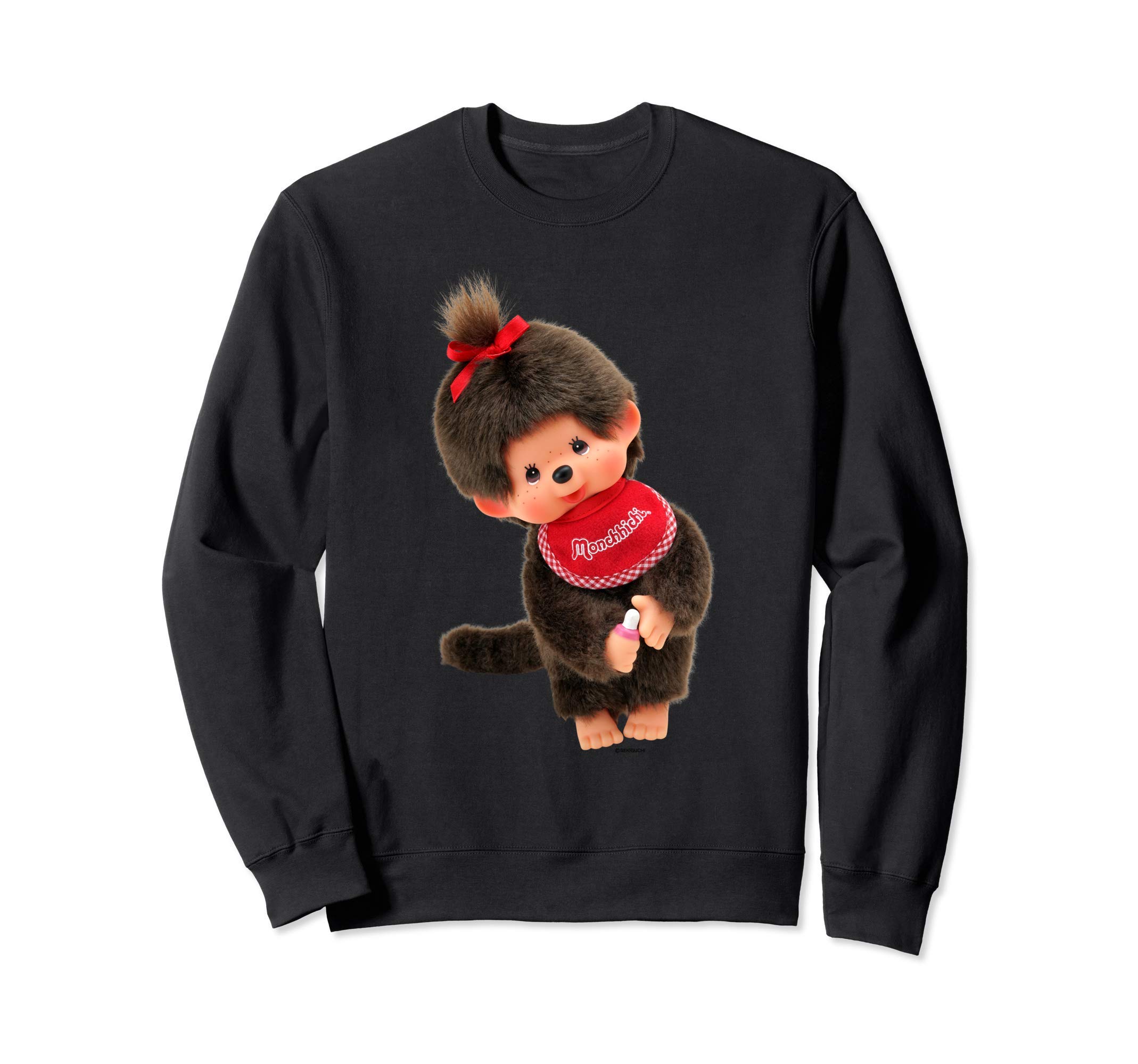 

Графический свитшот Monchhichi чёрный