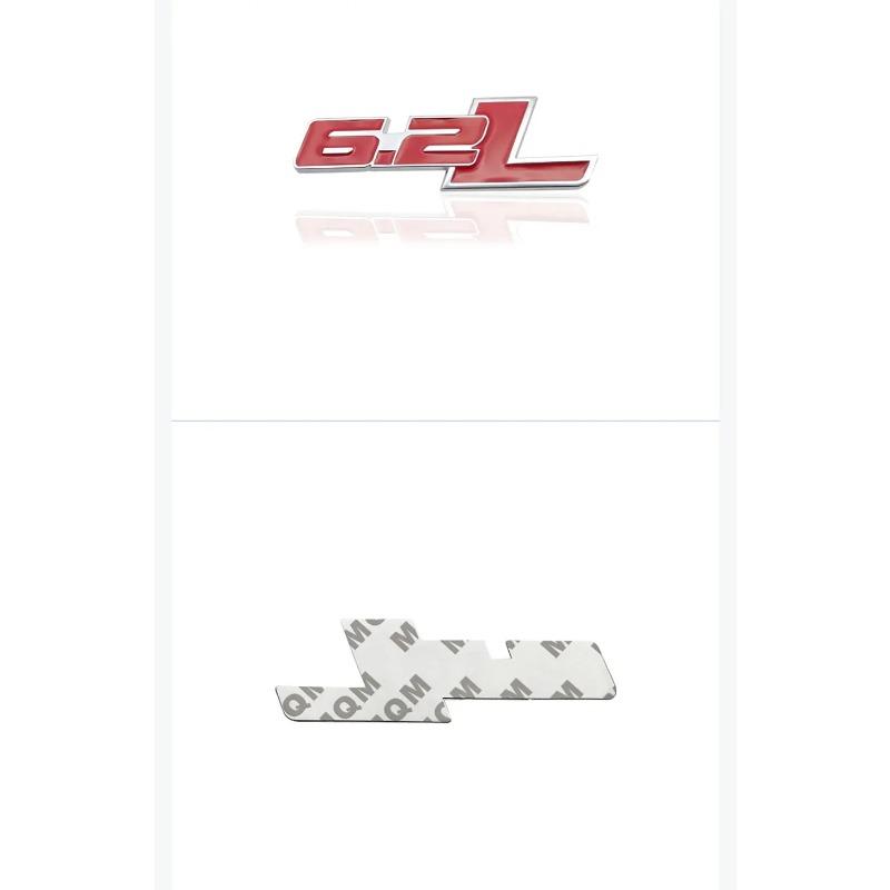 3D Metal Car Styling Stickers Emblem Trunk Badge Decal For C7 Camaro 2011-2015 6.2 L  F150 6.2L Auto Accessories