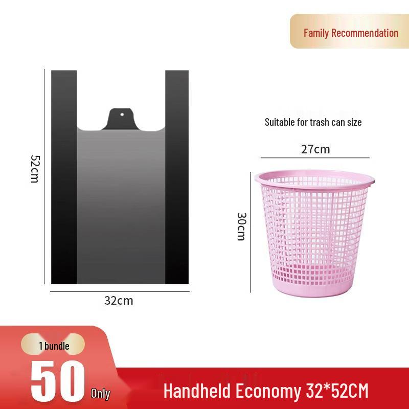 

Прочные черные кухонные и общежитийные мешки для мусора - Средний и Большой размеры, Портативная и Доступная упаковка