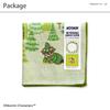 JIKAN STYLE Moomin Goods Lunch Cloth Bento Wrap Cotton Apple Orange Forest Ribbon Dot Rain Stripe Sunnyday 48 x 48 cm 05930 100% Approx. (Forest)