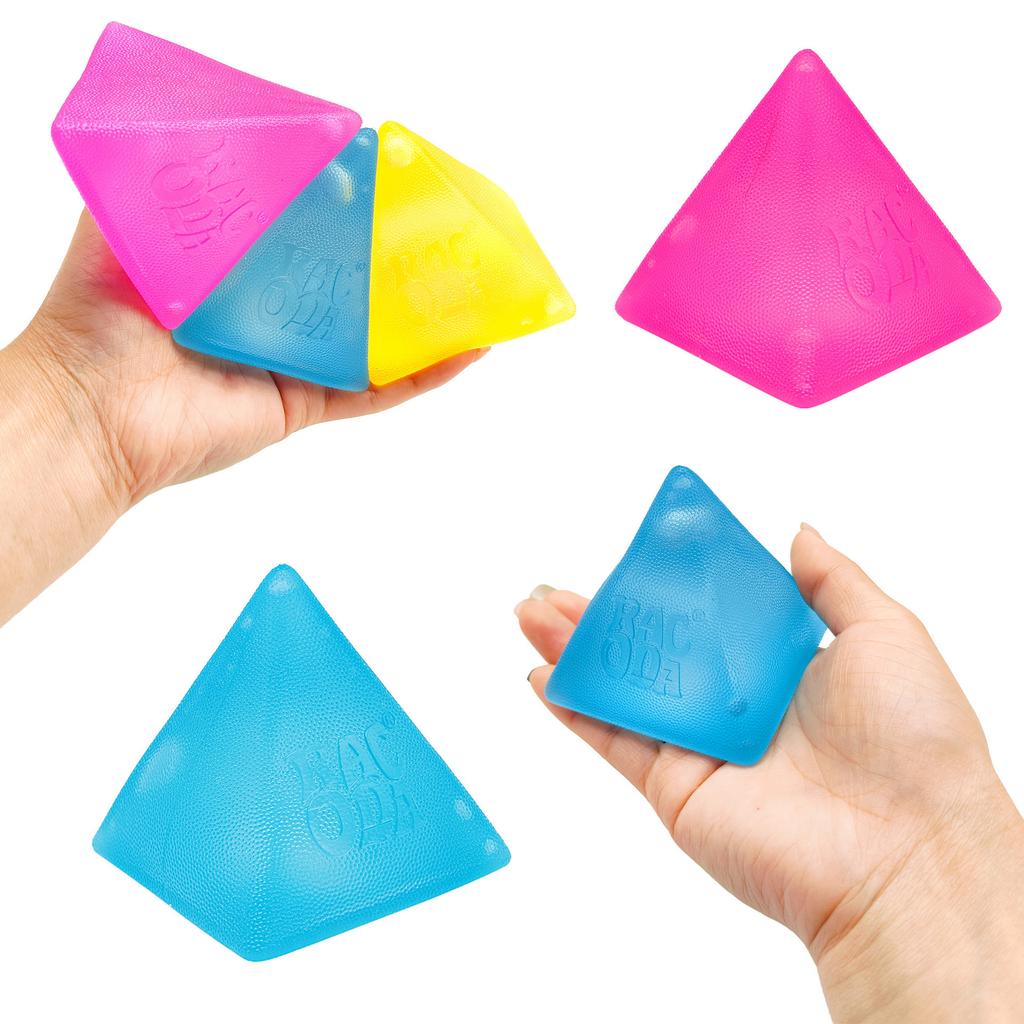 New frosted pyramid malt sugar pressure reducing malt sugar kneading and relaxing toy for children