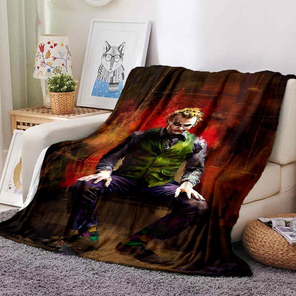 Joker'S Transformation Flannel Blanket Super Soft Warm Cozy Blanket For Sofa Bed Office Travel Allseason Home Decor Gift