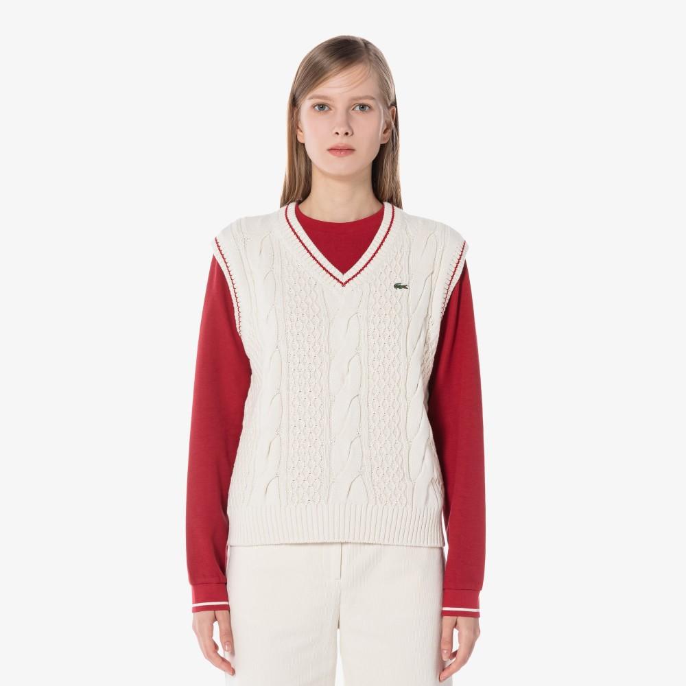 [lacoste] Женский вязаный жилет Tipping Point AF712E-54NF70V 38