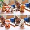 Adorable Cartoon Dog Plush Toy Cute Stuffed Animal Keychain Bag Charm