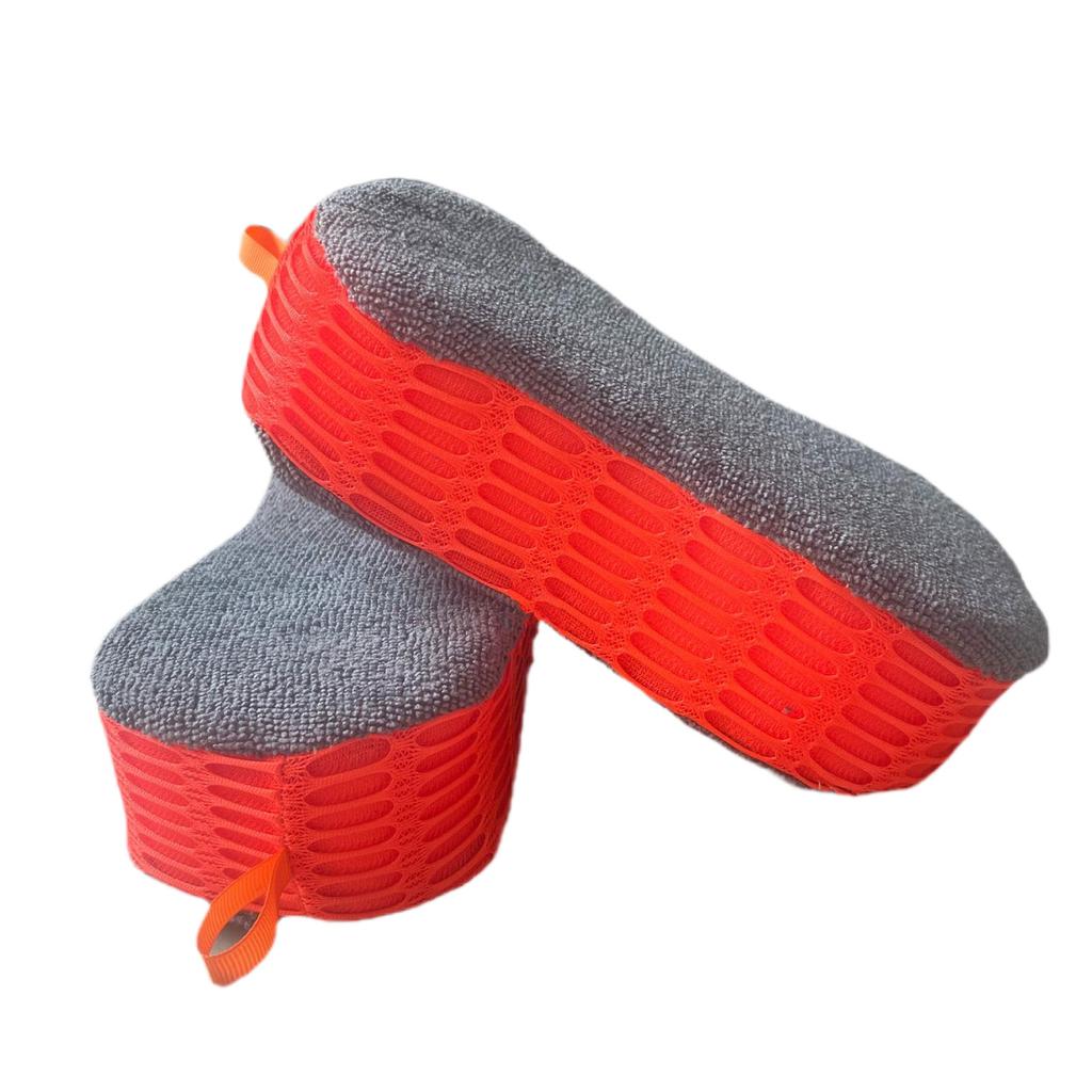 2pcs Ergonomic Car Sponge Large And Ample For Easy Dirt Removal Cars Sponges For Car Cleaning