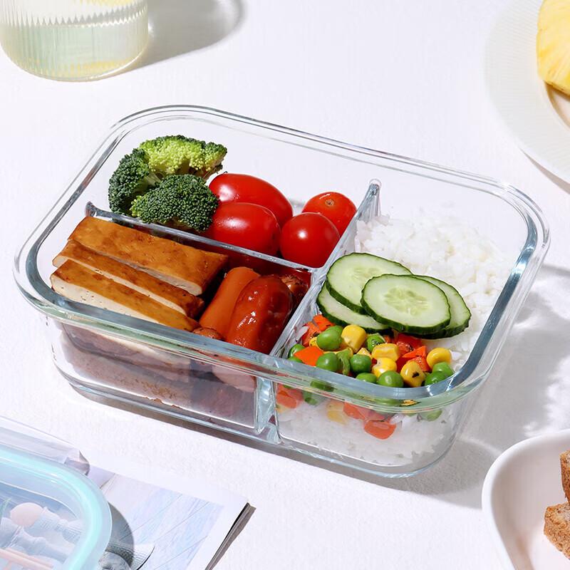 Szklany pojemnik na żywność z borokrzemowego szkła do kuchenki mikrofalowej i lodówki