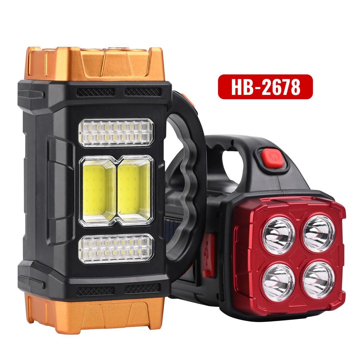 

Перезаряжаемый солнечный фонарик с дальним светом, длительным временем работы аккумулятора и COB рабочим светом для чрезвычайных ситуаций на открытом воздухе.