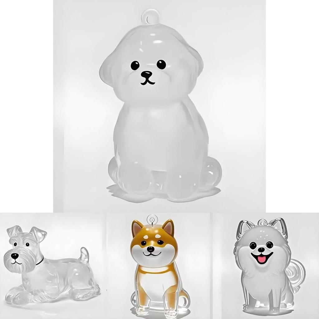 Dog Hair Organizer Resin Cartoon Keychain For Pet Lovers And Home Decor