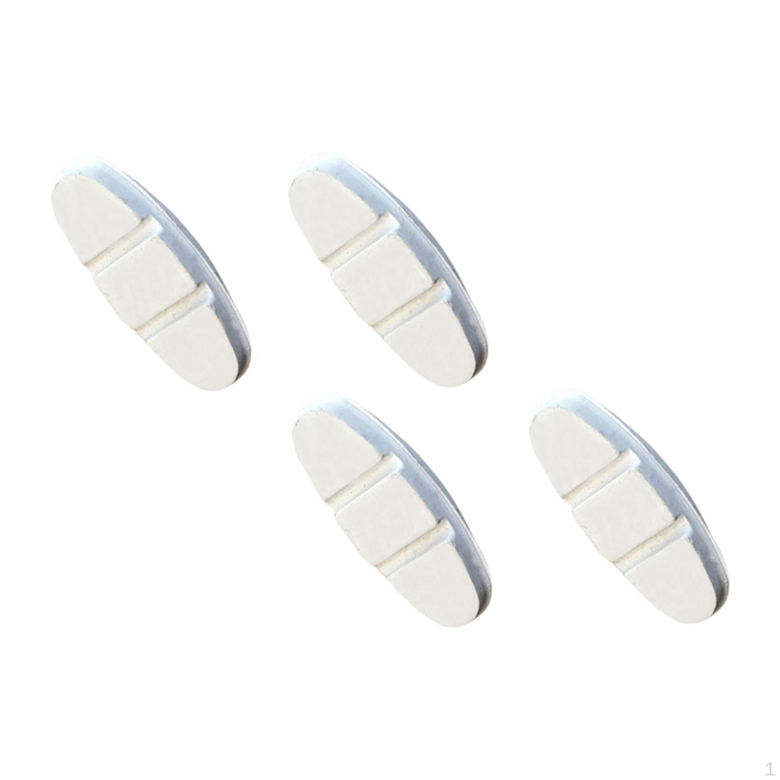 

4 штуки гальмівних колодок Велосипедні запчастини Міцні аксесуари Професійний велоспорт White