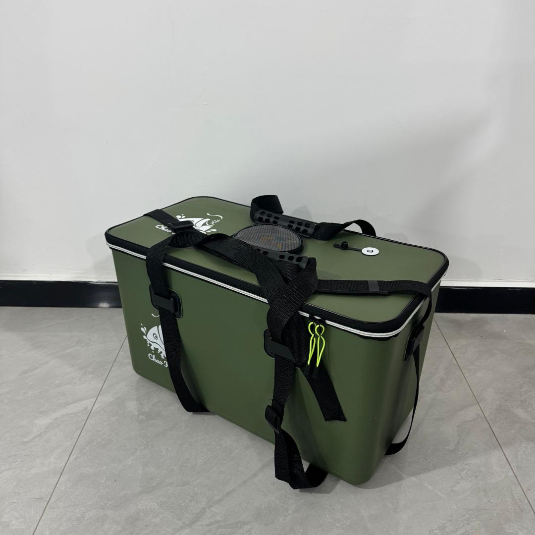 

Heavy-Duty Integrated Large Live Fish Bucket with Extra Capacity Approx. 50L