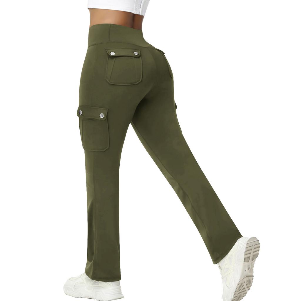 Damen Mode Stretch Yoga Hose Stretch Hohe Taille Lässige Enge Hose