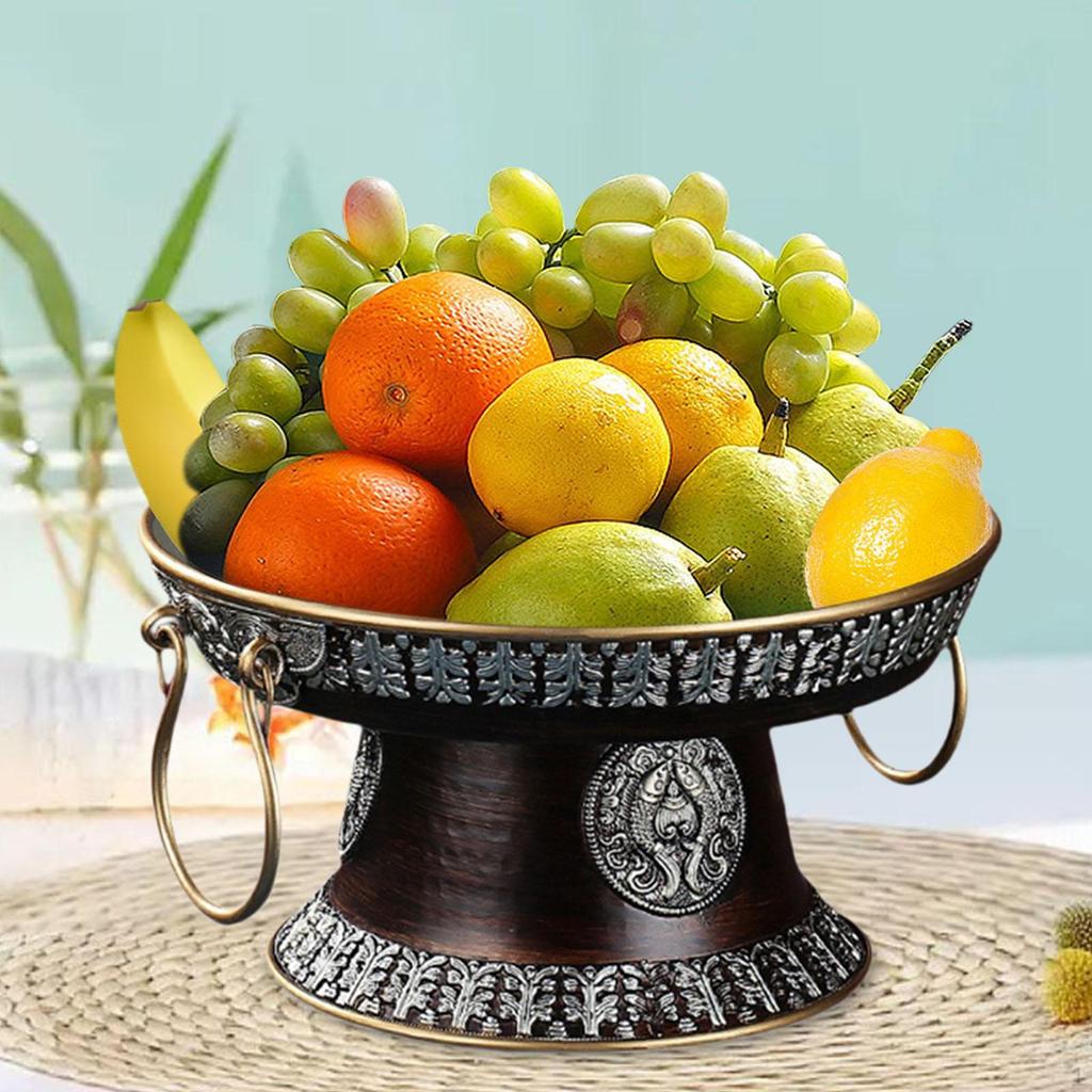 Decorative Fruit Dish, Offering Bowl for Altar Supplies, Tibetan