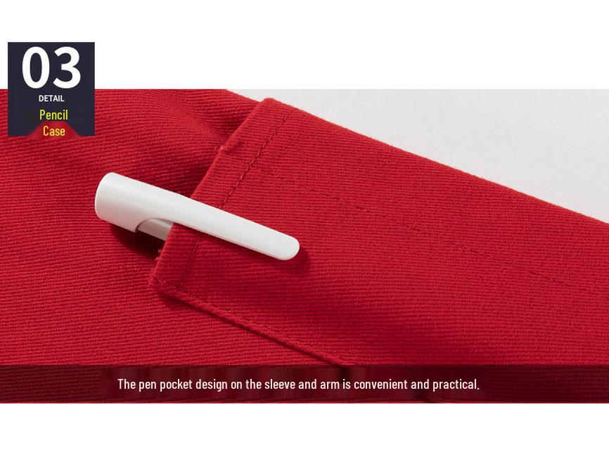 Herr Dubbellagers Arbetsklädesset i Ren Bomull - Enfärgat, Förtjockad Kostym för Svetsning, Kolbrytning, Höst & Vinter.