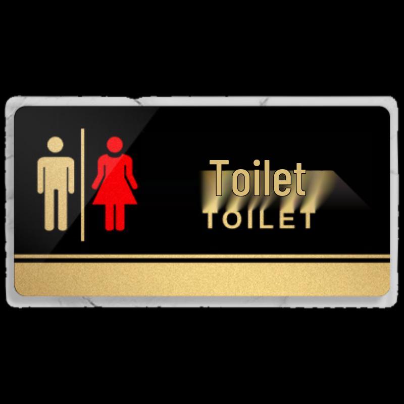 Acrylic Restroom Sign