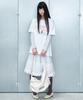 Nick&Nicole Crystal Shirring Square Shoulder Bag_Ivory