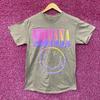 Nirvana Nevermind Dead Smiley Beige Sunset Smiley T-Shirt