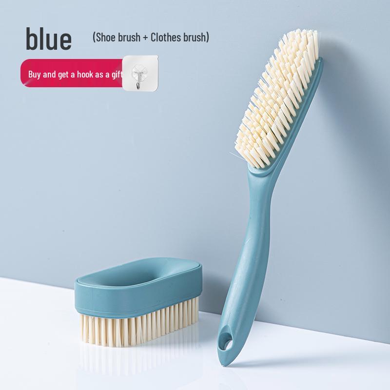 Multifunctional Soft Bristle Shoe and Laundry Cleaning Brush