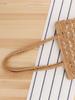 Versatile Hollow Cotton Rope Woven Bag for Seaside Vacations and Daily Commutes