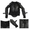 מעיל גוף מגן לאופנוע שרוול ארוך מעיל הגנה לכל הגוף לחזה מרפק שחור XXL
