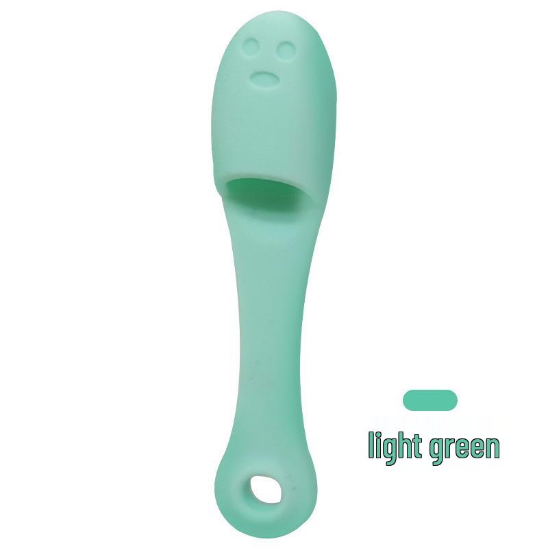 

Silicone Nose Tip Brush for Pore Cleansing with Soft Bristles зелёный