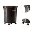 Trash Can with Wheels Dustbin Household Large Capacity Nordic Wastebasket Rubbish Bin for Apartment